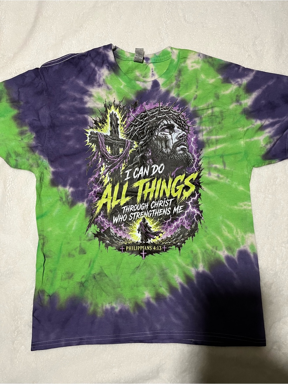 Brand New Custom Made Tie-dye Graphic Tee